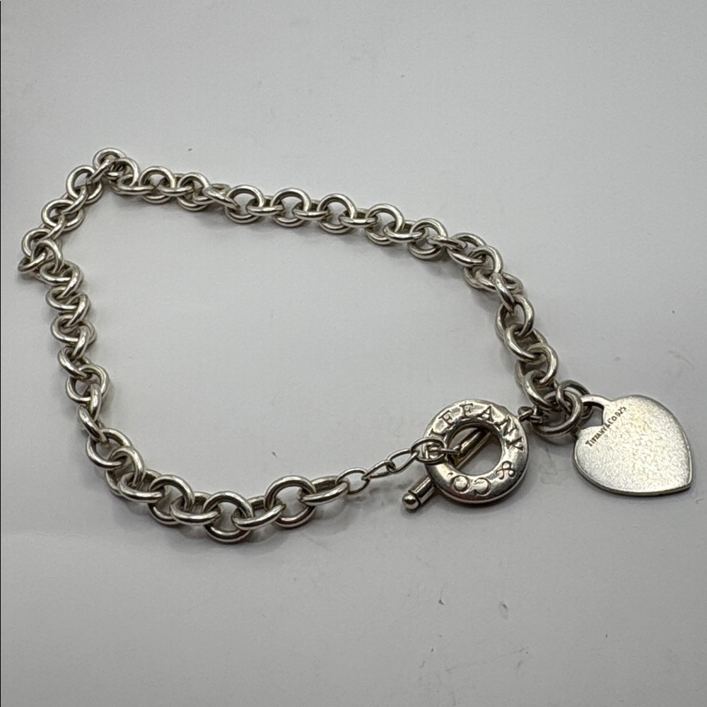 Tiffany & Co. Silver Heart Toggle Bracelet